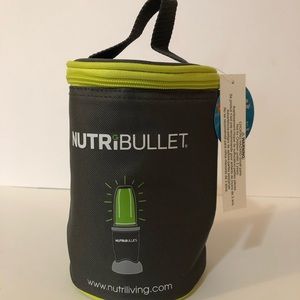NutriBullet Insulated Beverage Cooler Tote Bag 8" NWT